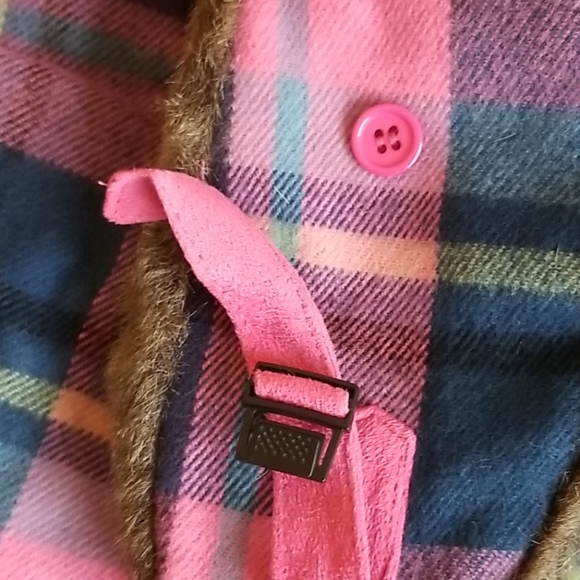 Plaid Winter Hat and Scarf Set - Picture 2 of 4